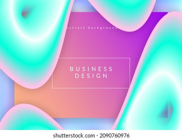 Landing page. Circle banner, interface composition. Vivid gradient mesh. Holographic 3d backdrop with modern trendy blend. Landing page with liquid dynamic elements and fluid shapes.