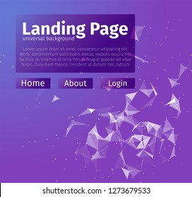 Landing page concept
