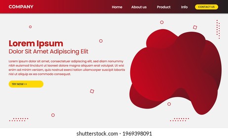 Landing Page Concept Vector Illustration. Landing Page Website design for your bussiners.