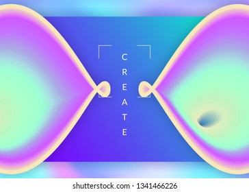 Landing page. Cool app, interface composition. Holographic 3d backdrop with modern trendy blend. Vivid gradient mesh. Landing page with liquid dynamic elements and fluid shapes.