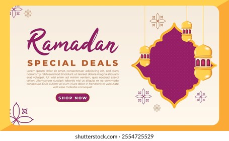 A landing page design for ramadan	
