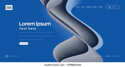 Diseño de página de inicio para sitio web. encabezado web, fondo vector colorido abstracto para sitio web, desarrollo de proyectos, plantilla de negocio.