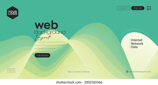 Diseño de página de inicio para sitio web. encabezado web, fondo vector colorido abstracto para sitio web, desarrollo de proyectos, plantilla de negocio.