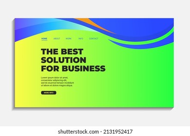 landing page design for websites for your property, marketing business needs