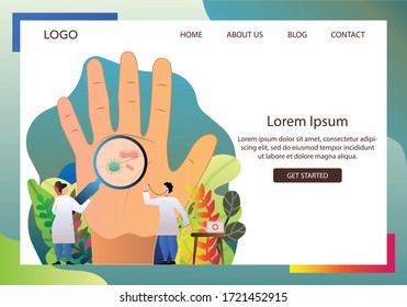 Landing Page Doctors Detect Viruses