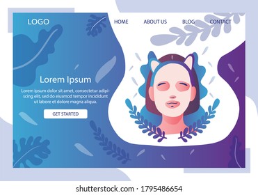 Landing Page Fashion Concept Design