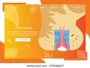 Landing Page Fashion Concept Design