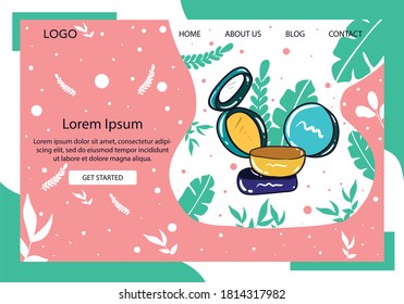 Landing Page Fashion Concept Design