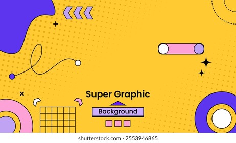 landing page flat design template vector