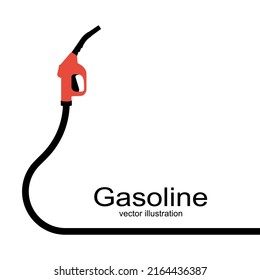 Landing page fuel pump. Petrol station sign. Gas station sign. Gasoline pump nozzle. Fuel background. Vector illustration. Gasoline pump with drop. Fuel pump icon.