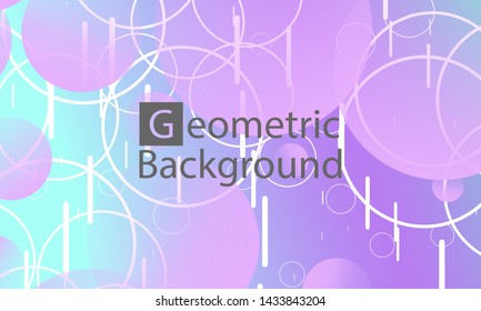Landing page. Geometric background. Minimal abstract cover design. Creative colorful wallpaper. Trendy gradient poster. Vector illustration.