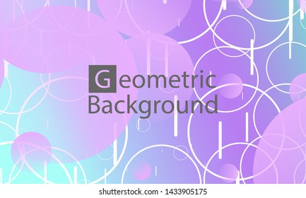 Landing page. Geometric background. Minimal abstract cover design. Creative colorful wallpaper. Trendy gradient poster. Vector illustration.