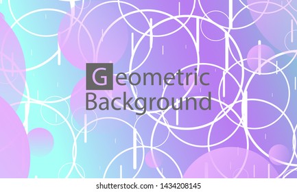 Landing page. Geometric background. Minimal abstract cover design. Creative colorful wallpaper. Trendy gradient poster. Vector illustration.