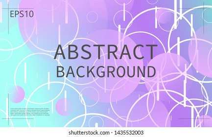 Landing page. Geometric background. Minimal abstract cover design. Creative colorful wallpaper. Trendy gradient poster. Vector illustration.