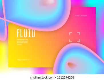 Landing page. Holographic 3d backdrop with modern trendy blend. Psychedelic interface, app design. Vivid gradient mesh. Landing page with liquid dynamic elements and fluid shapes.