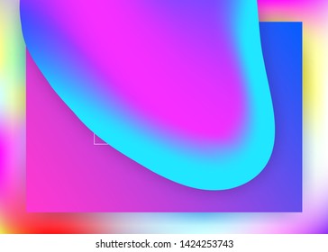 Landing page. Holographic 3d backdrop with modern trendy blend. Neon ui, interface design. Vivid gradient mesh. Landing page with liquid dynamic elements and fluid shapes.