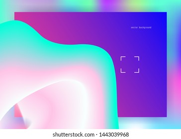 Landing page. Holographic 3d backdrop with modern trendy blend. Wavy website, interface design. Vivid gradient mesh. Landing page with liquid dynamic elements and fluid shapes.