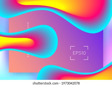 Landing page. Holographic 3d backdrop with modern trendy blend. Vibrant ui, app composition. Vivid gradient mesh. Landing page with liquid dynamic elements and fluid shapes.