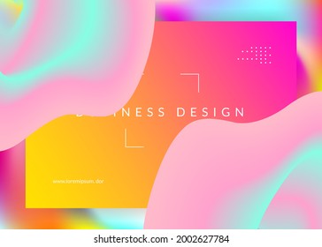 Landing page. Holographic 3d backdrop with modern trendy blend. Vivid gradient mesh. Cool ui, app layout. Landing page with liquid dynamic elements and fluid shapes.