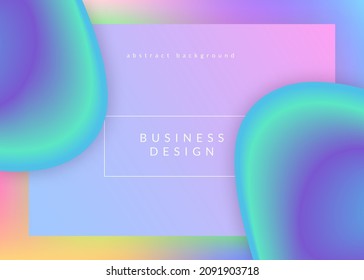 Landing page. Holographic 3d backdrop with modern trendy blend. Vivid gradient mesh. Vibrant website, ui design. Landing page with liquid dynamic elements and fluid shapes.