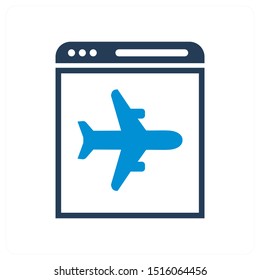 landing page and icon concept