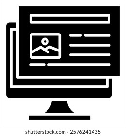 Landing Page Icon Element For Design