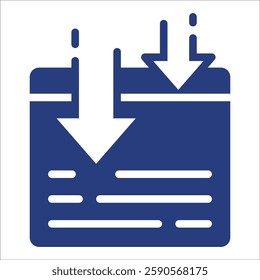 Landing Page Icon Element For Design