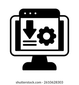 Landing Page Icon Element for Design