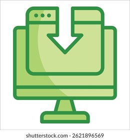 Landing Page Icon Element For Design