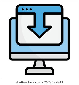 Elemento de icono de página de destino para diseño