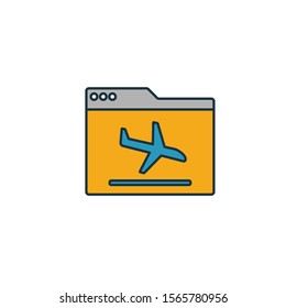 Landing Page icon. Simple element from smm icons collection. Creative Landing Page icon ui, ux, apps, software and infographics.