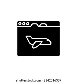 landing page icon in vector. logotype