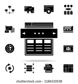 landing page icon. Web Development icons universal set for web and mobile