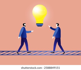 Landing page Idea concept image. Can use for web banners, infographics, hero images. Vector illustration