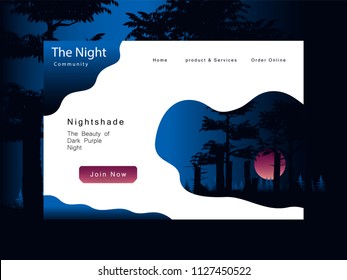 Landing page illustration