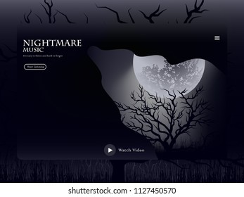 Landing page illustration