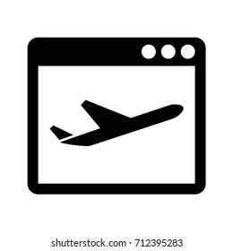 landing page interface symbol
