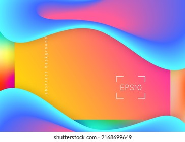 Landing page. Minimal app, screen frame. Holographic 3d backdrop with modern trendy blend. Vivid gradient mesh. Landing page with liquid dynamic elements and fluid shapes.
