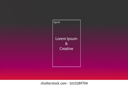 Landing page minimal geometric gradient background. Dynamic shapes composition. vector illustration