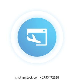 Landing Page - Modern Icon (Pictogram)