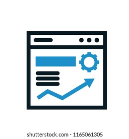 Landing Page Optimization Icon