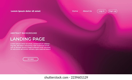 landing page , pink abstract background for web site design, Trendy banners with creative typography.