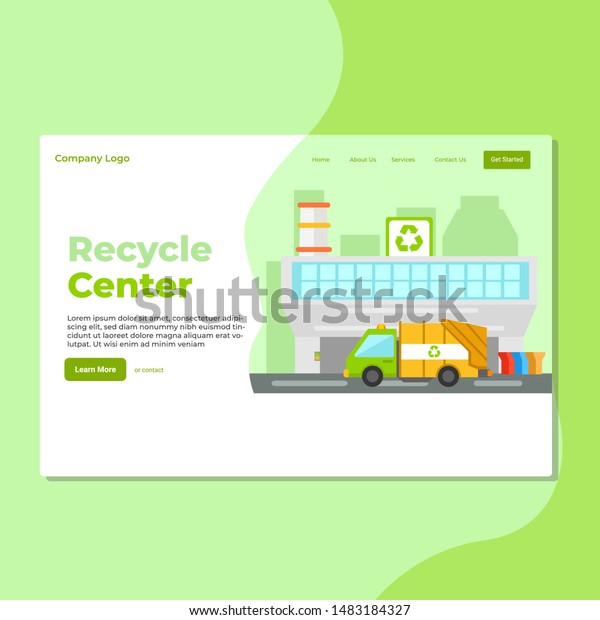 Landing Page for Recycle\
Facility