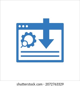 Landing page or search engine icon