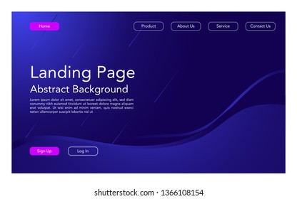 landing page simple design geometric background Dynamic shapes composition_simple design dark background