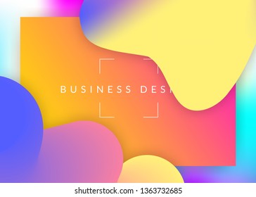 Landing page. Soft mobile, screen template. Vivid gradient mesh. Holographic 3d backdrop with modern trendy blend. Landing page with liquid dynamic elements and fluid shapes.