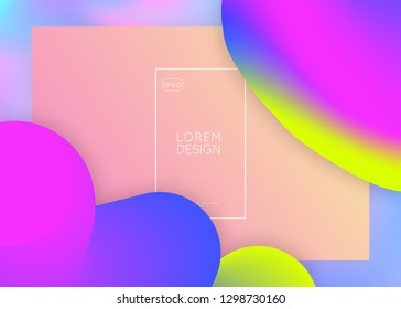 Landing page. Soft screen, mobile composition. Vivid gradient mesh. Holographic 3d backdrop with modern trendy blend. Landing page with liquid dynamic elements and fluid shapes.