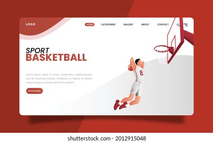 Landing Page - alguien haciendo un tonto en baloncesto, competencia deportiva