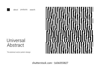 Landing page Template. Abstract design with geometric shapes. Trendy Background