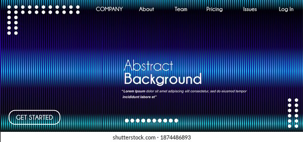 Landing page Template - Abstract design with geometric shapes 